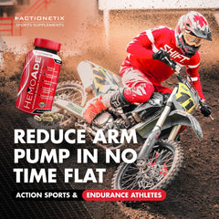Actionetix HemoAde bottle pour showing quick preparation before training.