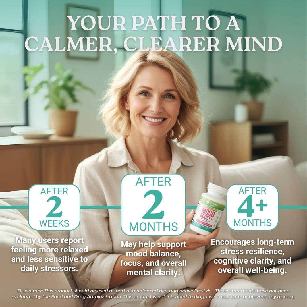Activa Labs Mood Boost bottle pour demonstrates easy daily use for mood balance.