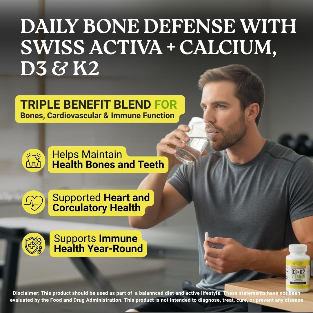 Activa Labs Vitamin D3 & K2 capsules close-up for vegan wellness