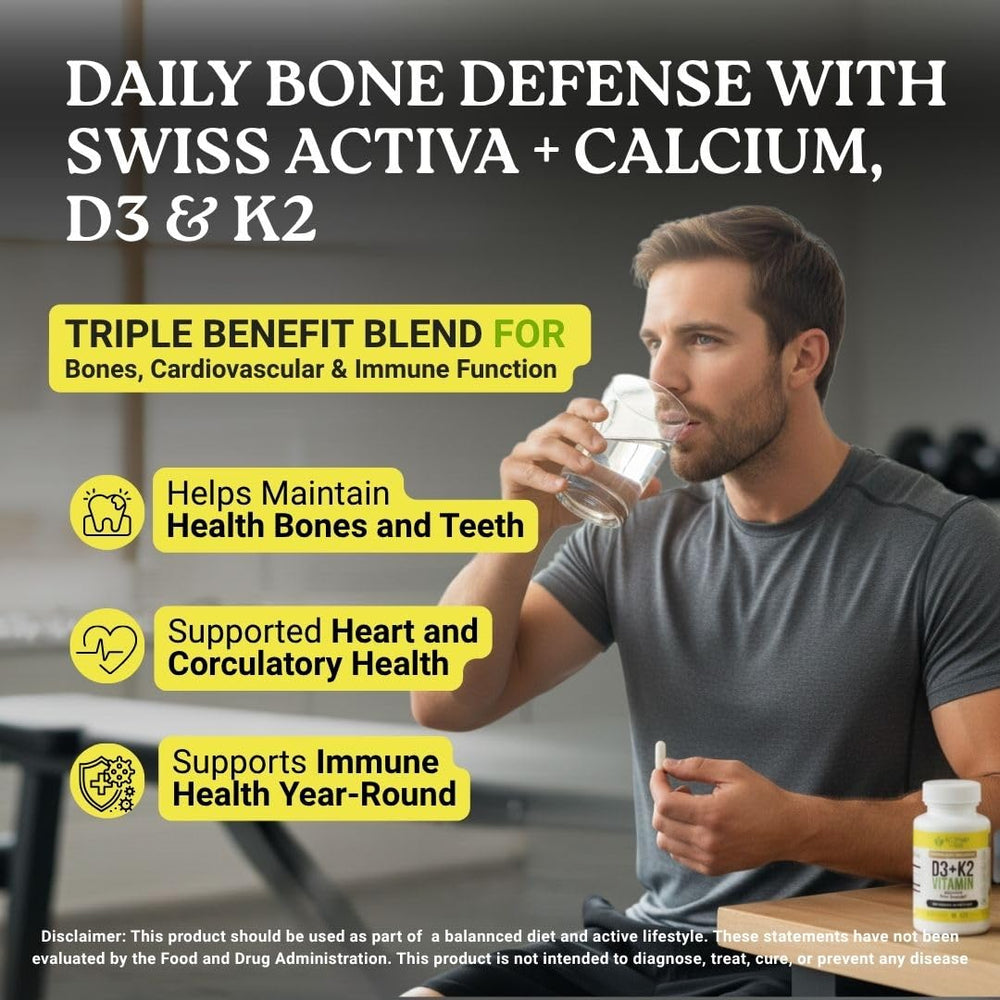 Activa Labs Vitamin D3 & K2 capsules close-up for vegan wellness