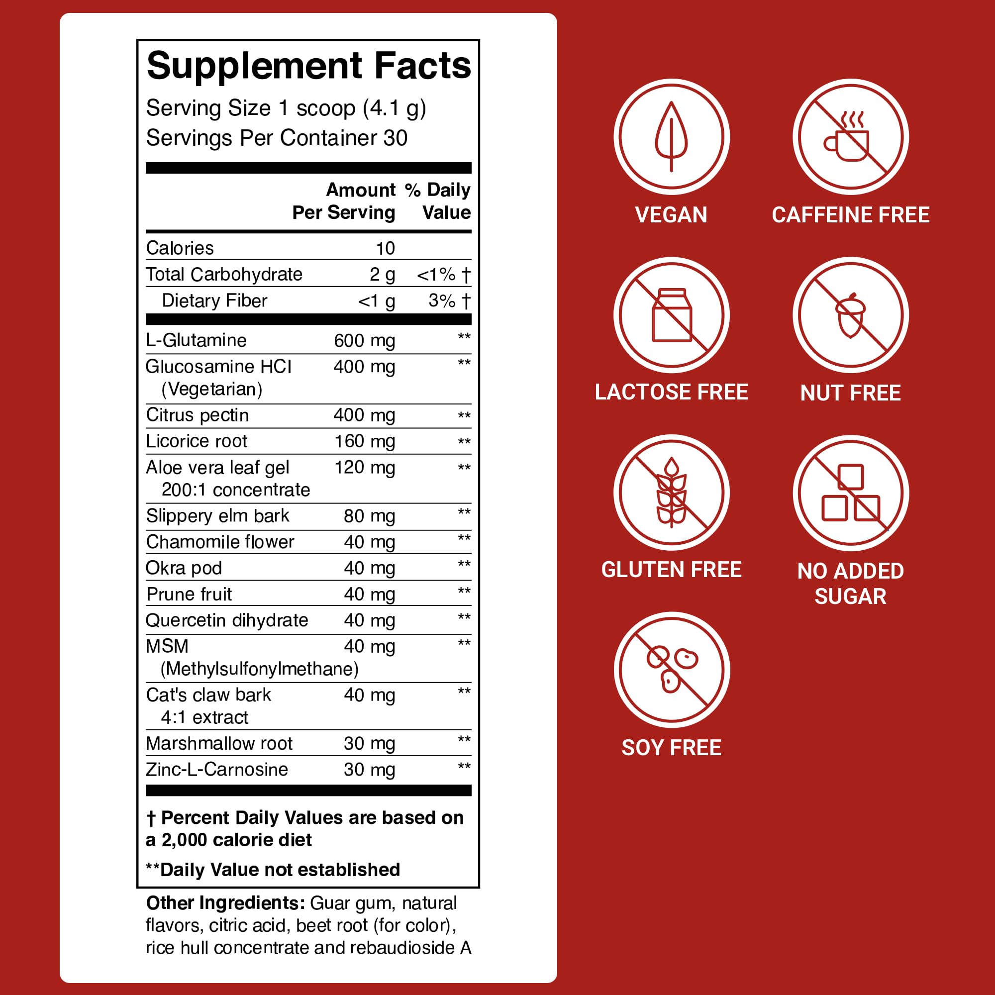ACTIVATEDYOU GI Prime powder tub with Berry Calm flavor on display.