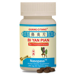 ActiveHerb Bi Yan Pian Nasopass packaging highlighting 5x concentrated formula