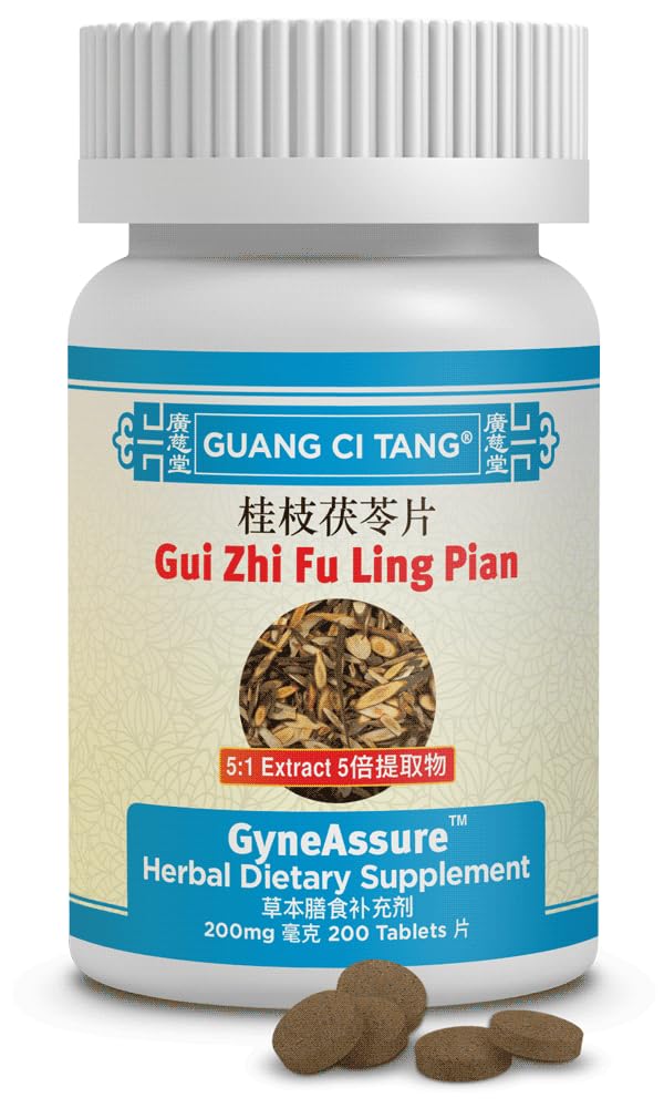 ActiveHerb GyneAssure Gui Zhi Fu Ling Pian front view, compact tablets for daily balance.
