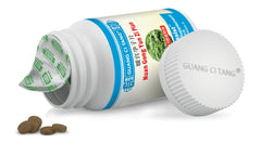 ActiveHerb Nuan Gong Yun Zi Pian tablets in hand for easy dosing