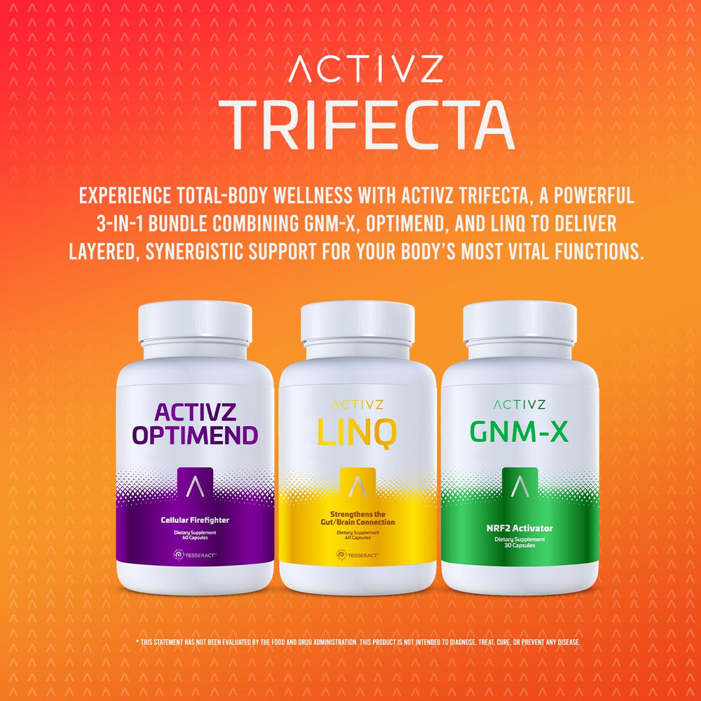 ACTIVZ Optimend bottle close-up emphasizing enhanced absorption for mobility.