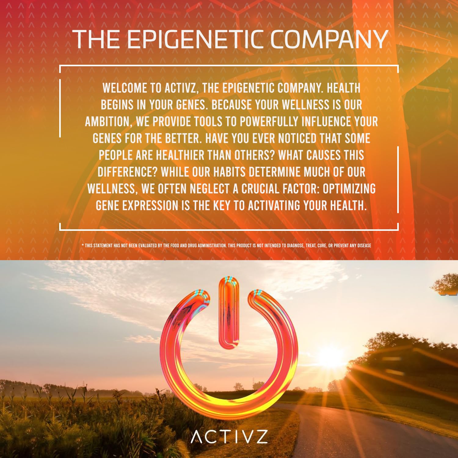 ACTIVZ bundle label close-up showing mitochondrial activity and skin vitality.