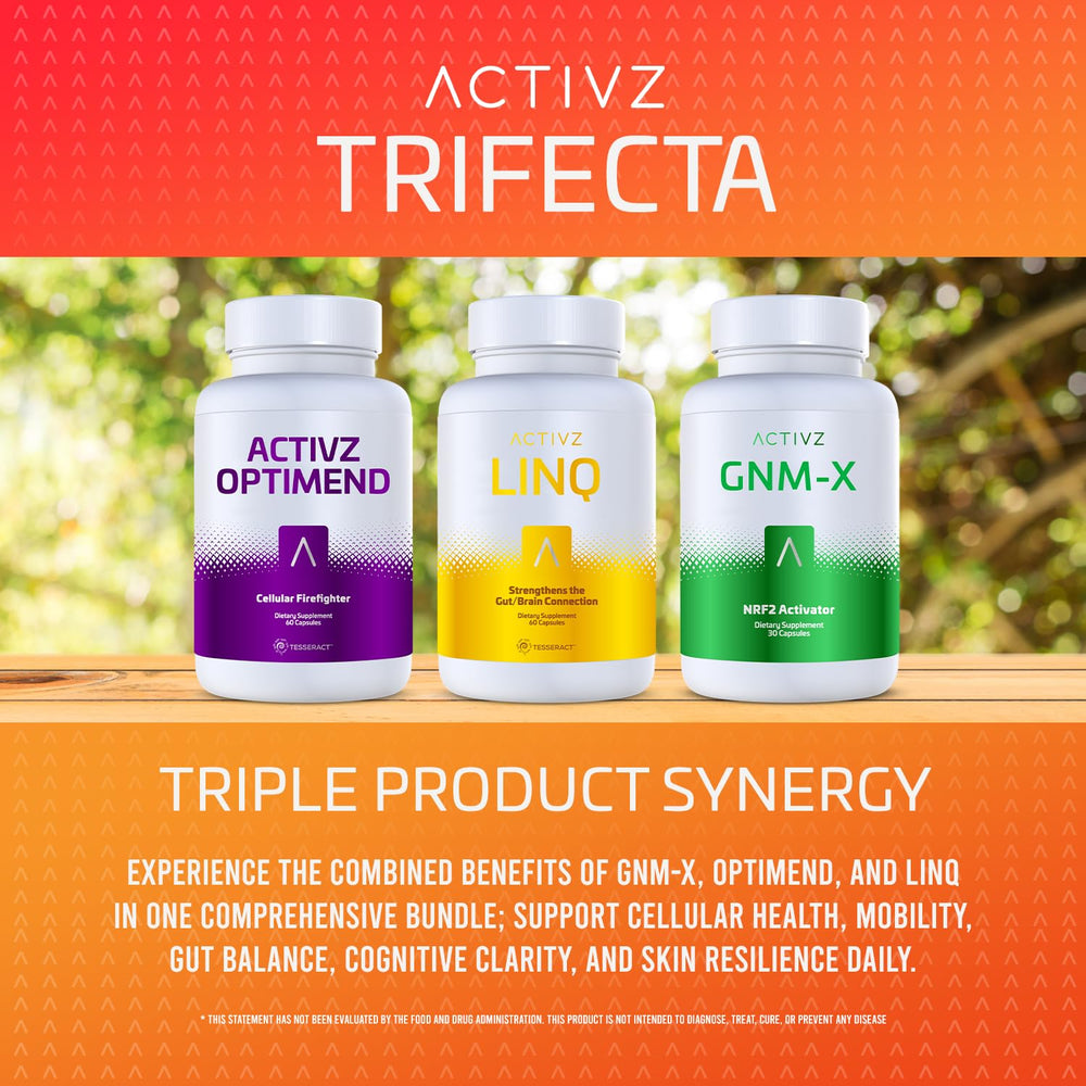 ACTIVZ trifecta on shelf with clear branding and bundle benefits.