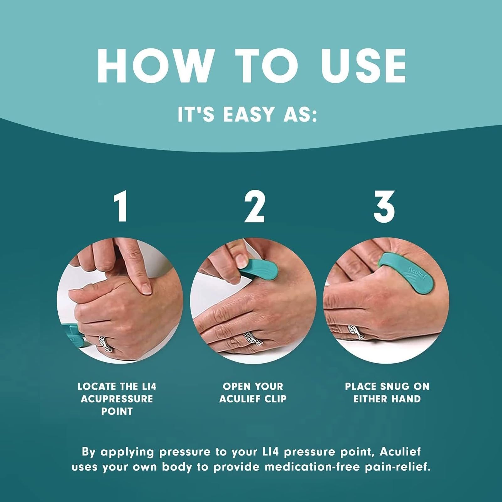 Compact stress-relief device from Aculief in action