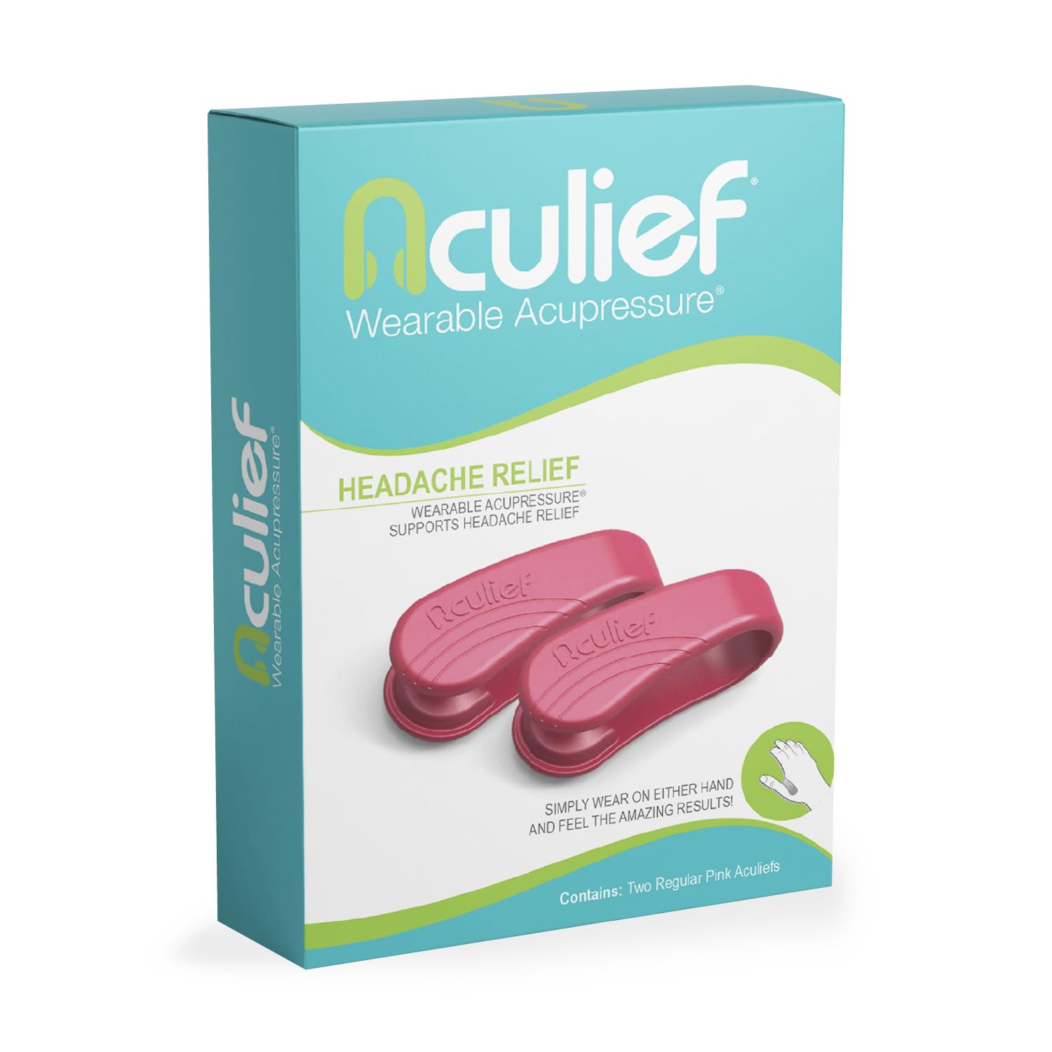 Aculief unisex thumb clip offers a reliable wellness companion.