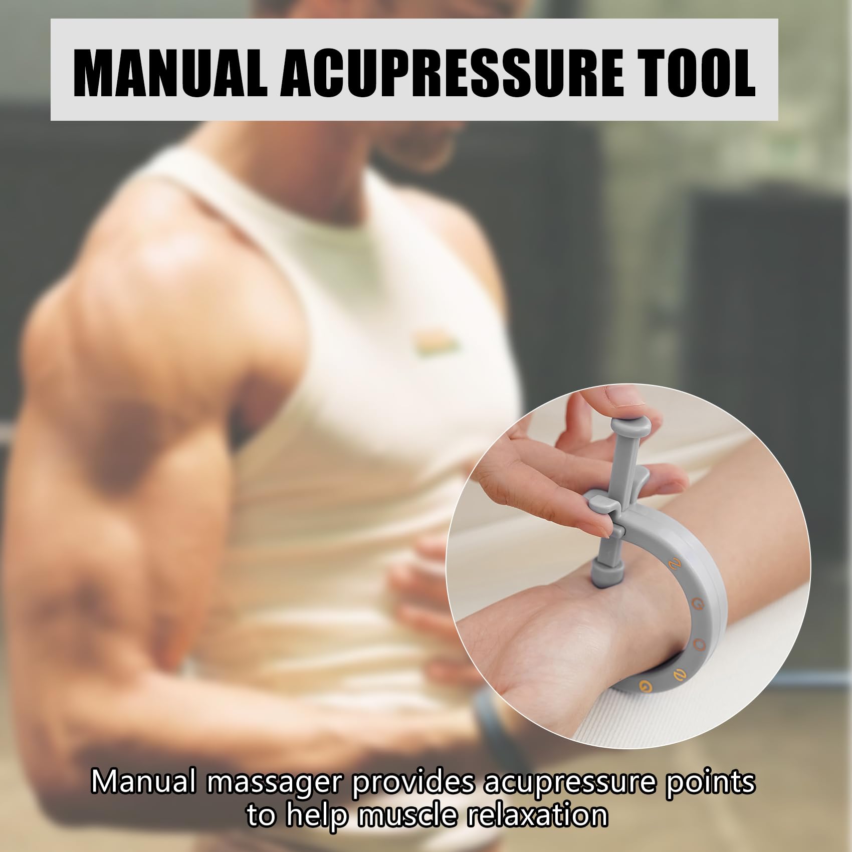 Acupuncture clip tool two-pack on display highlighting compact, travel-friendly design.