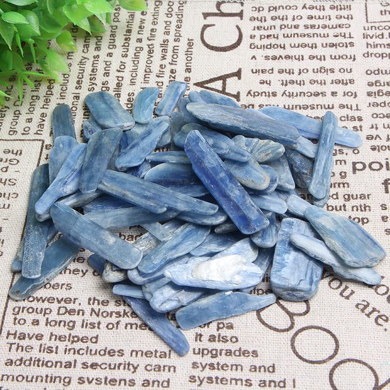 Acxico blue kyanite blades packaging indicating authenticity