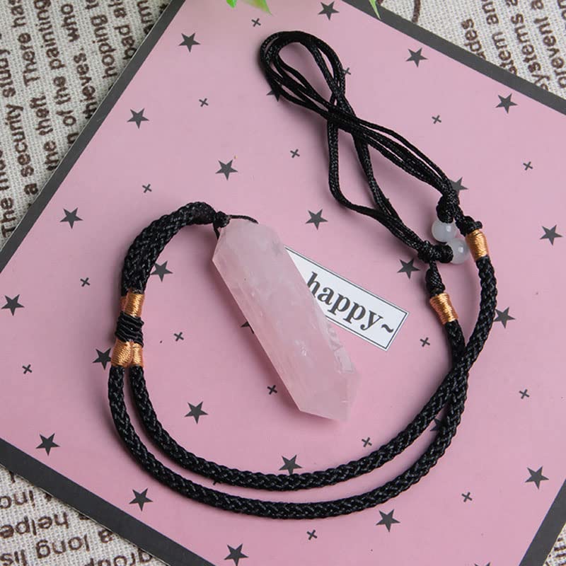 Acxico Rose Quartz Pendulum Necklace gift-ready presentation for loved ones