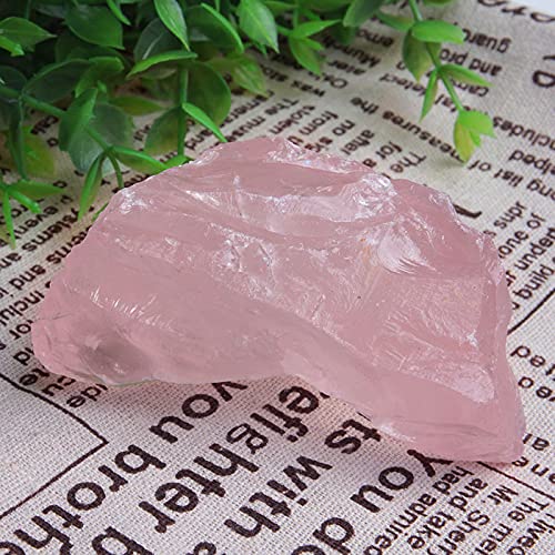 Acxico rose quartz healing stone, soothing presence for mindful spaces.