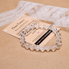 AD Beads Elastic-thread Bracelet detail shows durable, comfortable fit for everyday wear.