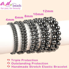 AD Beads gemstone blend close-up, tranquil balance and style