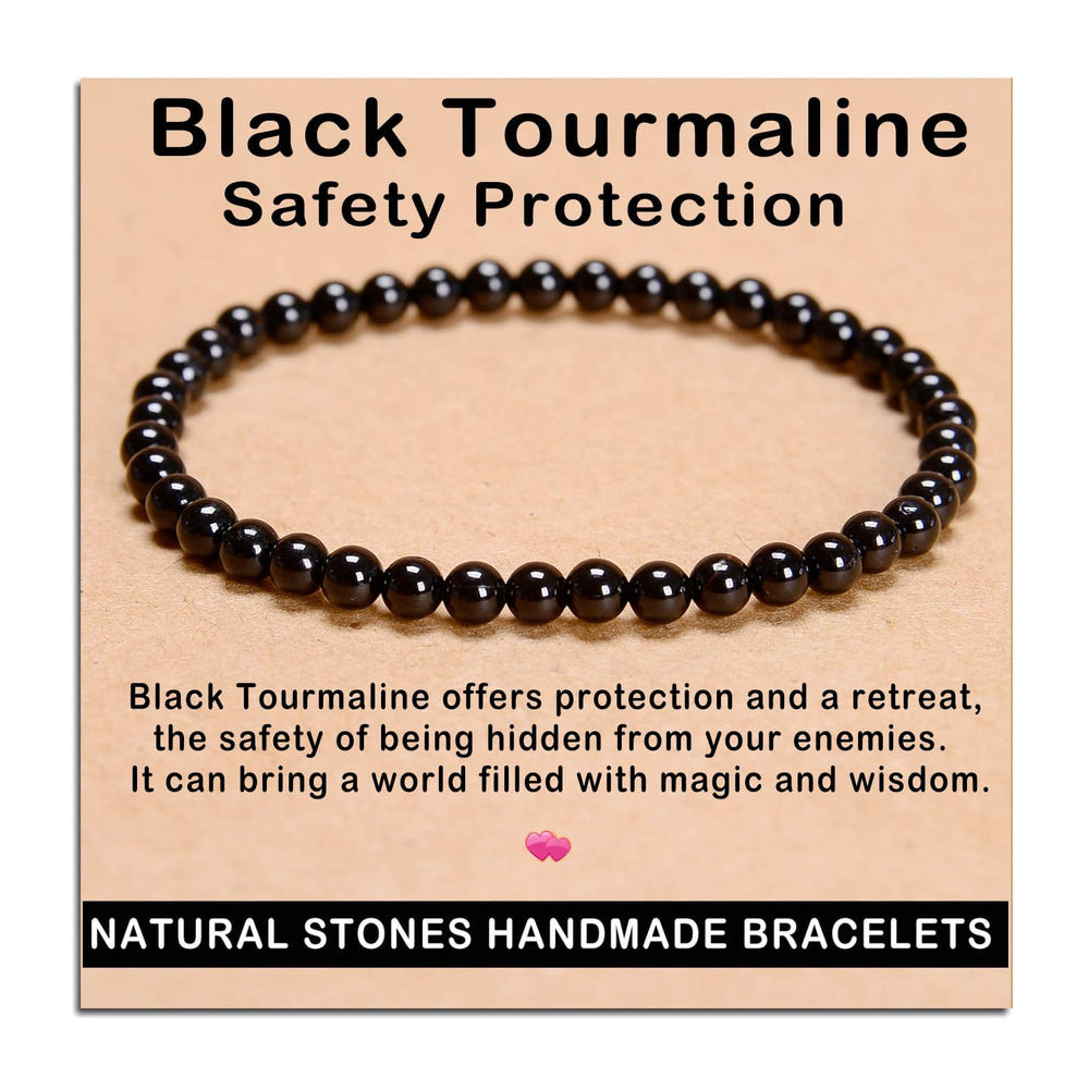 AD Beads bracelet on the wrist, showcasing handmade gemstone elegance for everyday wear.