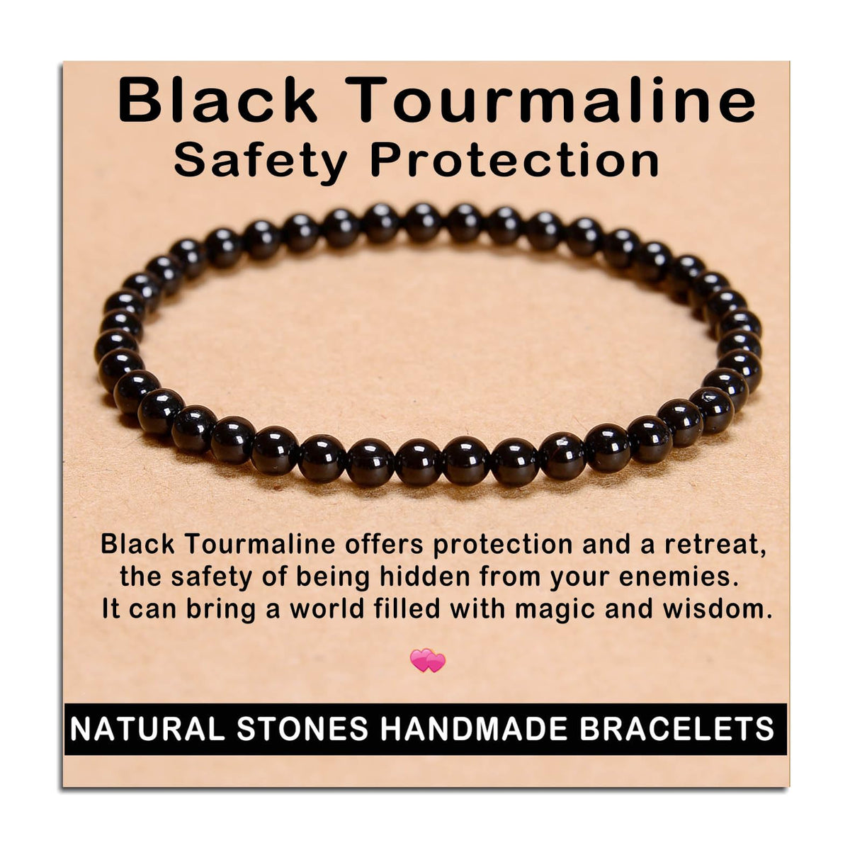 AD Beads bracelet on the wrist, showcasing handmade gemstone elegance for everyday wear.