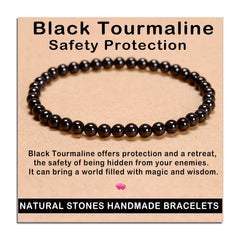 AD Beads bracelet on the wrist, showcasing handmade gemstone elegance for everyday wear.