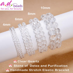AD Beads Mixed Gemstones Bracelet closeup illustrates a harmonious blend of amethyst, lapis lazuli, rose quartz, turquoise.