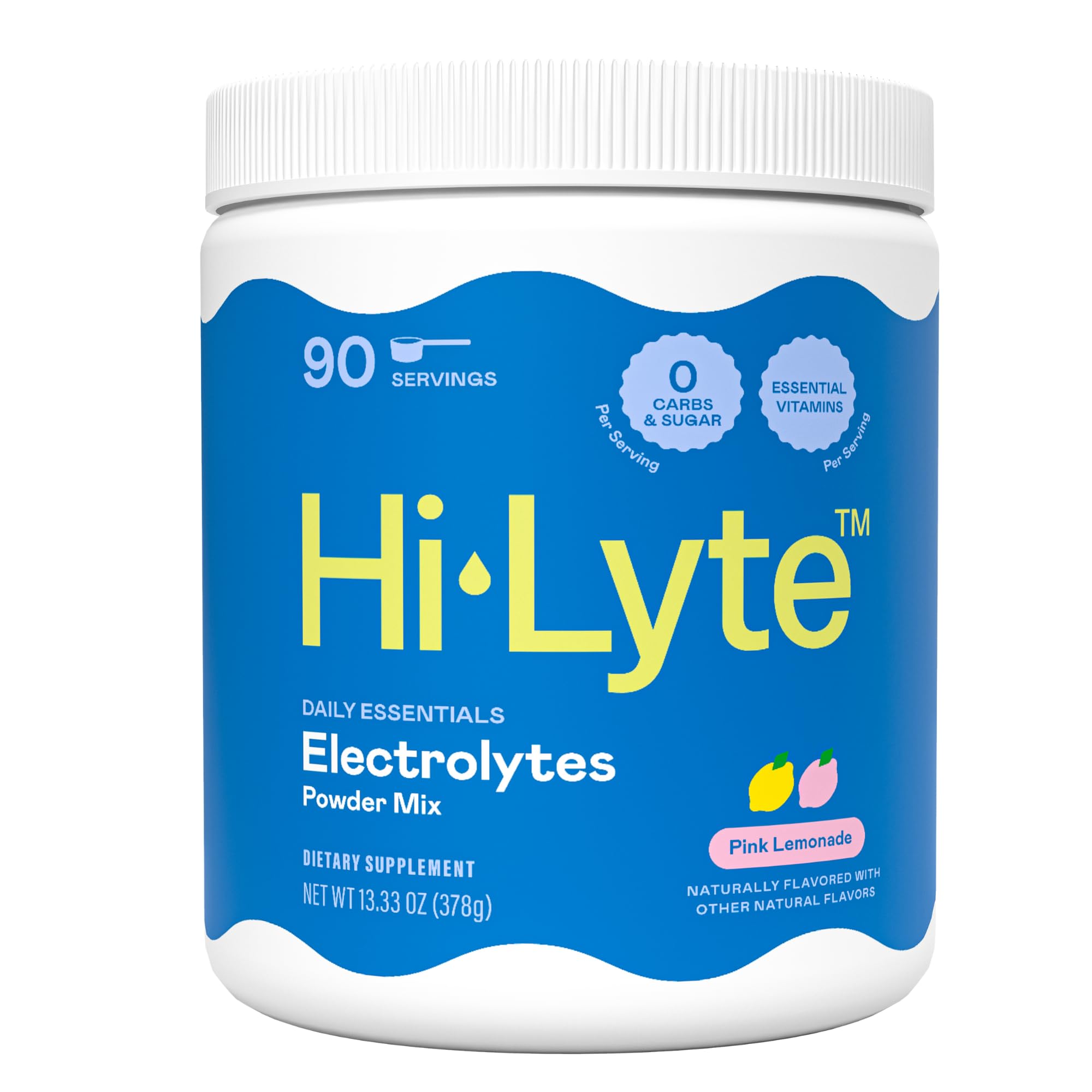 Adapted Nutrition Hi-Lyte powder-dissolve for rapid hydration.