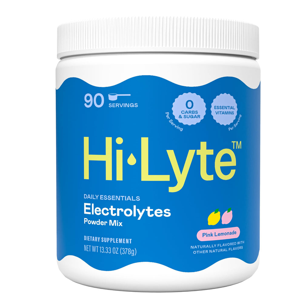 Adapted Nutrition Hi-Lyte powder-dissolve for rapid hydration.