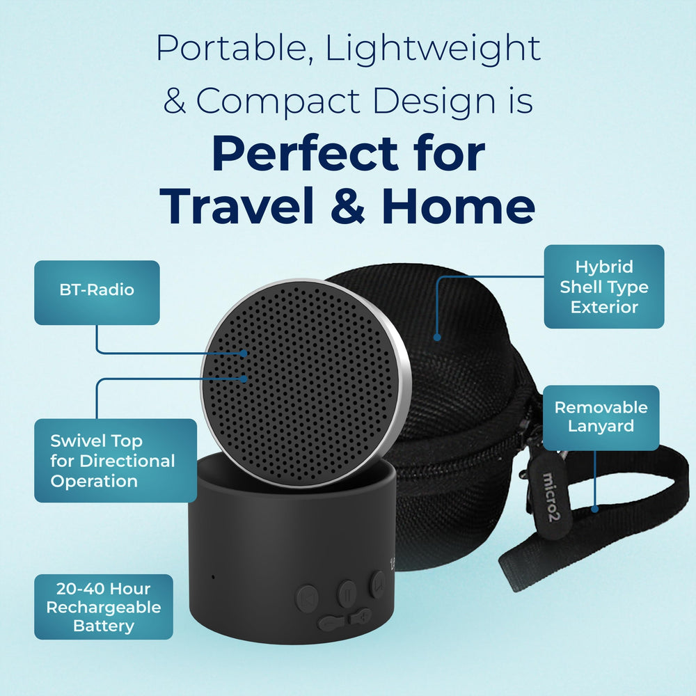 Adaptive Sound Technologies carrying case open reveals cable pocket and interior protection.