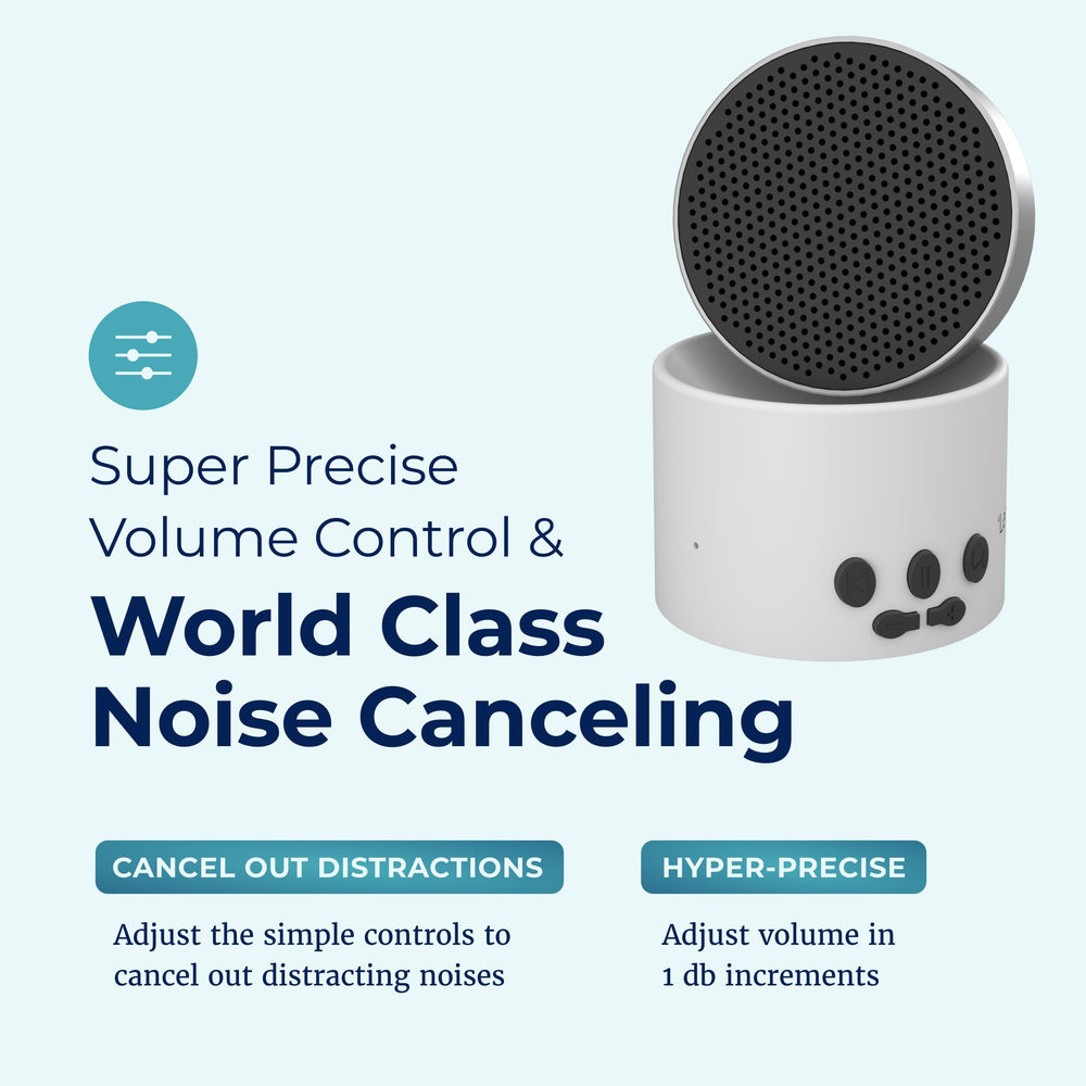 LectroFan Micro2 offers eleven non-looping sounds for customizable sound masking.