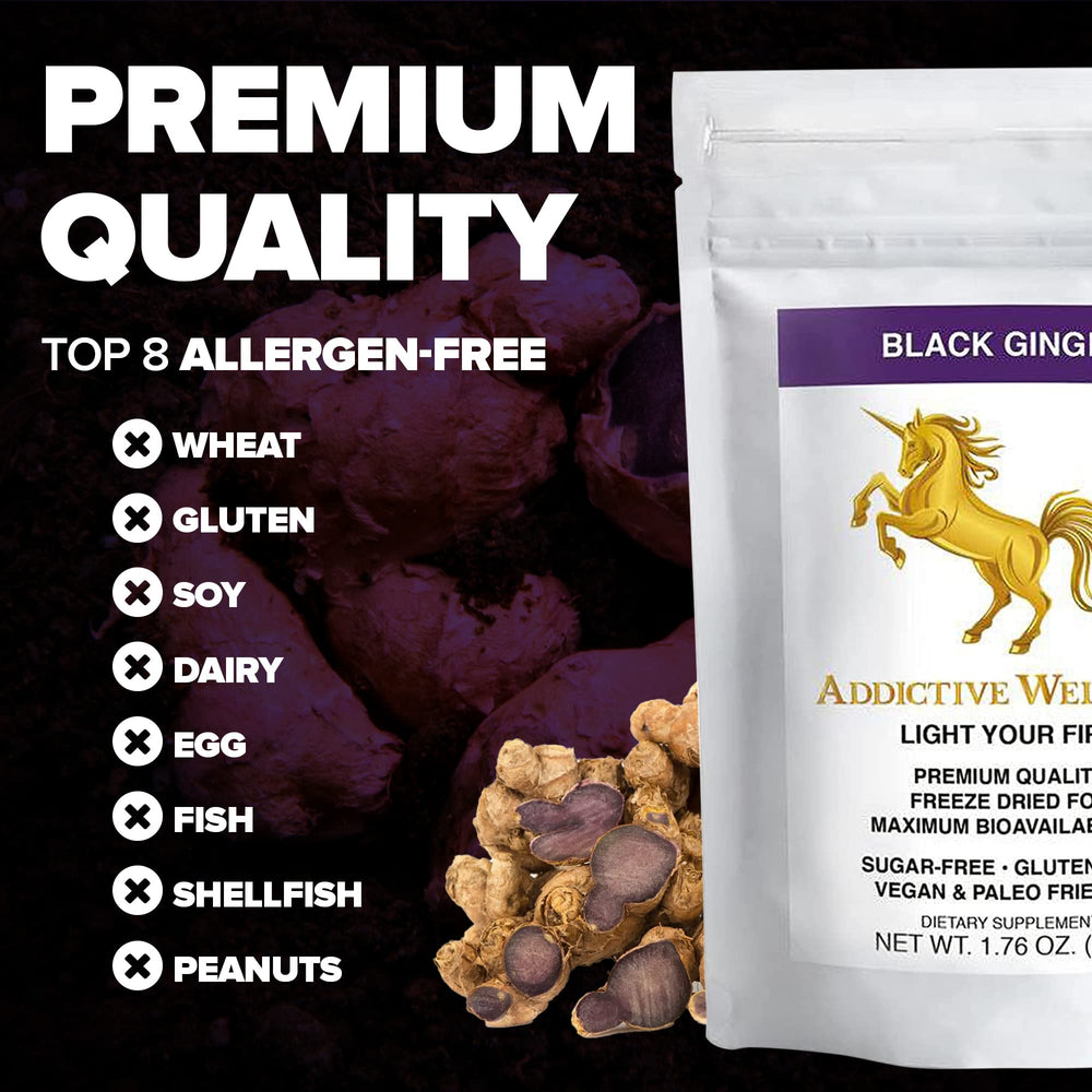 Athlete preparing a shake with Addictive Wellness Thai Black Ginger powder.