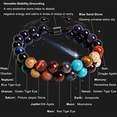 Addmluck 108 Mala Buddha beads bracelet for meditation and focus