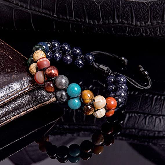 Addmluck 108 Mala chakra beads promoting energy alignment and calm