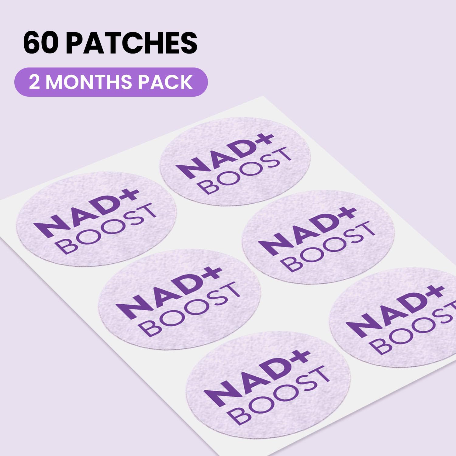 Adellina NAD+ patch strip display showing time-release mechanism for gradual ingredient delivery.