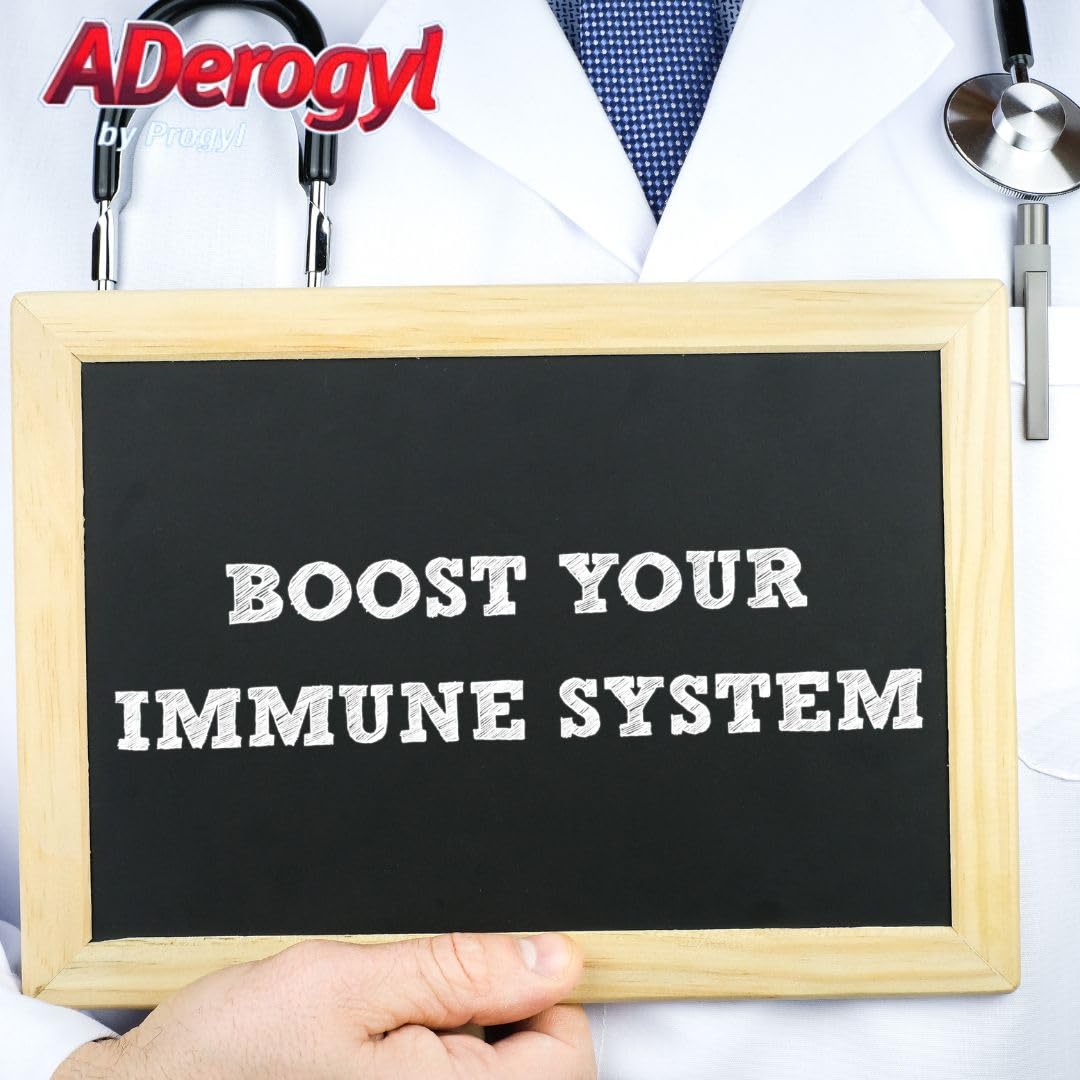 Aderogyl family-friendly use featuring both kids and adults benefiting from a daily vitamin mix.