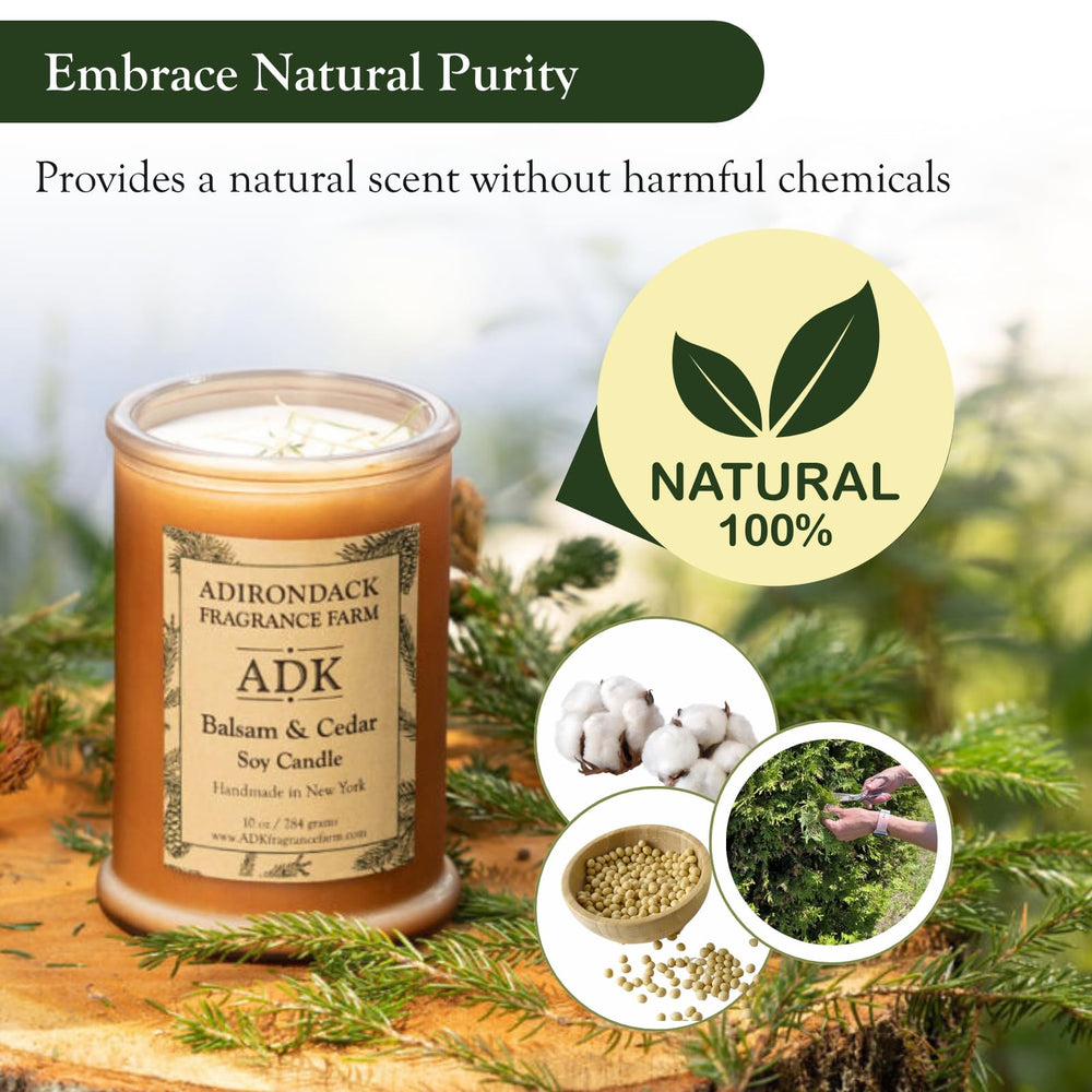 ADK Balsam & Cedar close-up wax texture highlights natural quality.