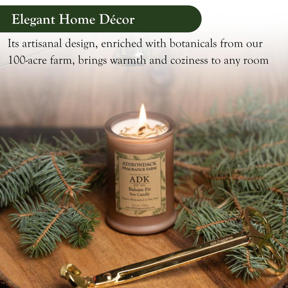 ADK Balsam & Fir Candle handmade artisan craftsmanship for natural fragrance