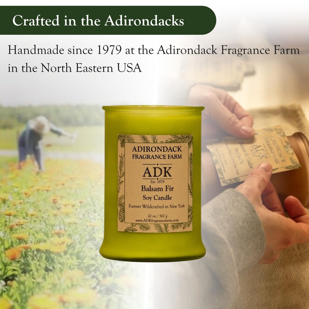 ADK Balsam & Fir Candle packaging enhances gift appeal