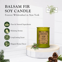 ADK Balsam & Fir Candle wax detail showcasing premium soy wax