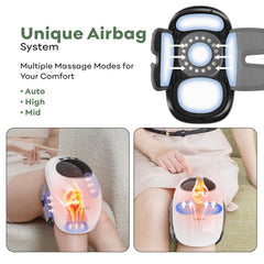 adomii ergonomic airbag design showing adjustable compression around the knee
