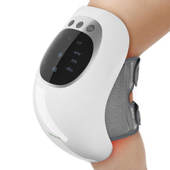 adomii knee massager with heat and red light therapy on LED display for soothing relief