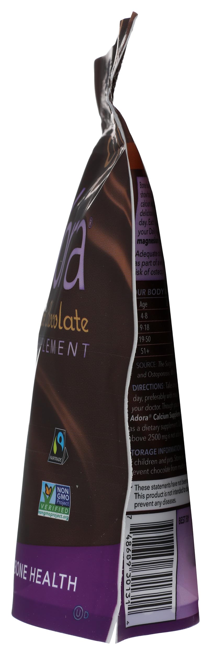 Adora Calcium Disk libre de gluten y grasas trans.