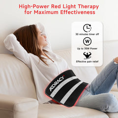 Adracy 24x12 treatment area covers the back, abdomen, and hips.