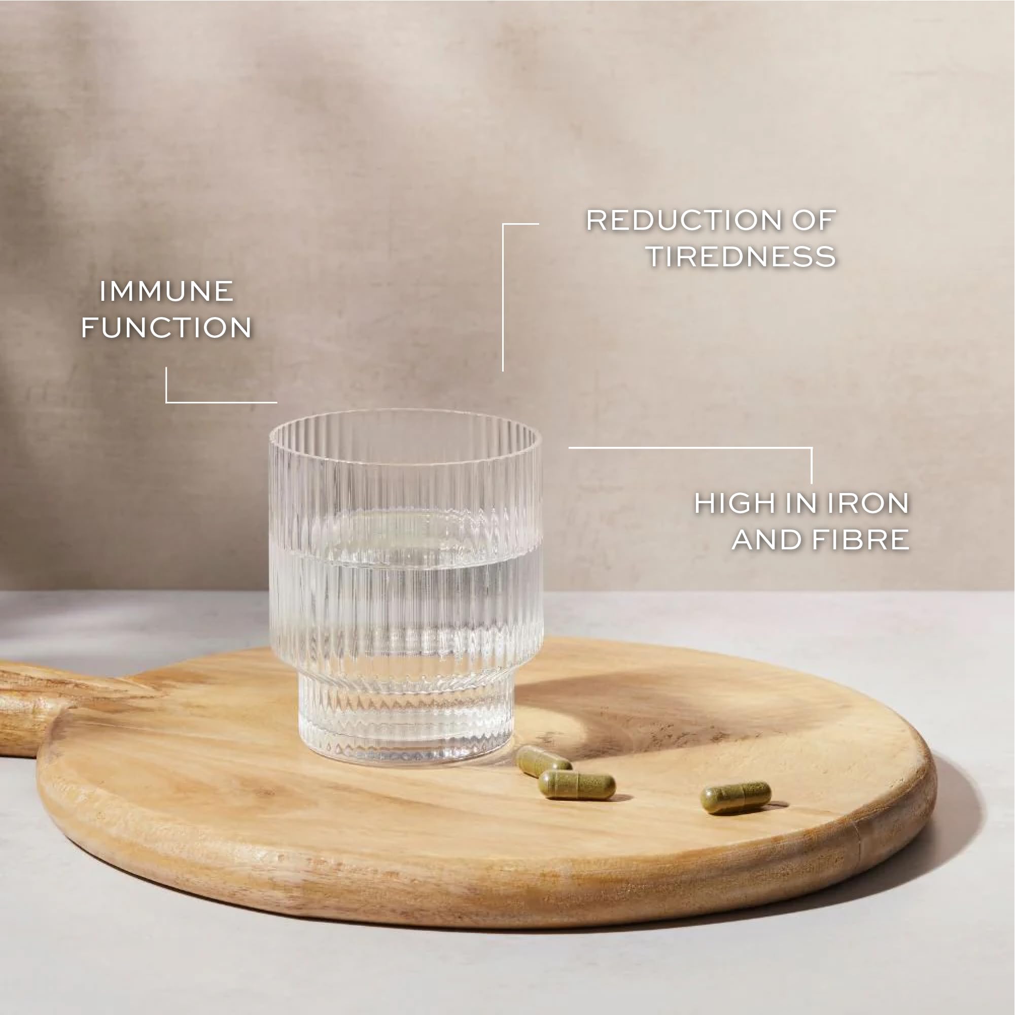 Pure moringa leaves powder representing whole-food nutrition
