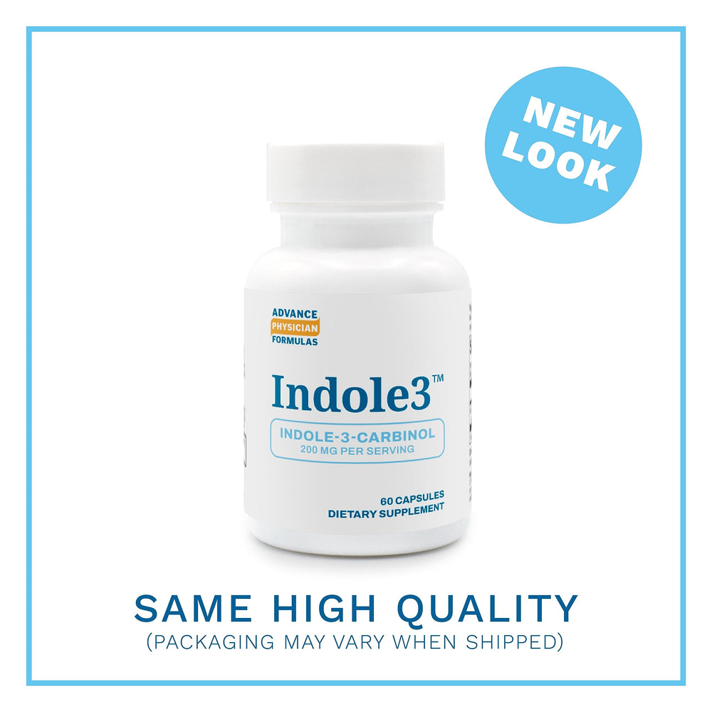 Indole-3-Carbinol capsules close-up highlighting vegetarian format