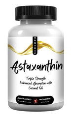 Advanced Bionetix AstaQuil bottle closed, premium packaging and enhanced absorption potential.