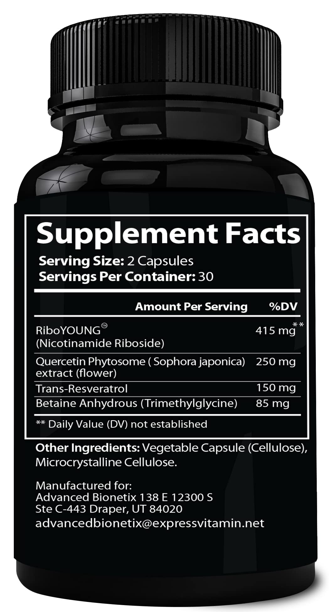 Lifestyle scene with Advanced Bionetix NAD+ capsules suggesting vitality