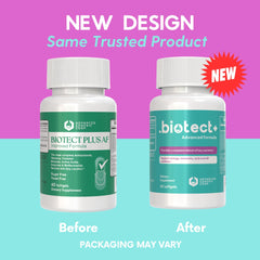 Biotect+ ingredients visualization by Advanced Generic Corp emphasizes energy and immune support.