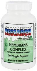 ADVANCED RESEARCH Membrane Complex bottle with 200 veggie capsules supporting daily mineral intake.