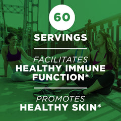 advocare c-grams packaging front emphasizes vitamin C and magnesium for heart health