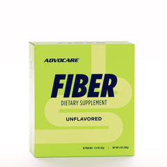AdvoCare Fiber powder canister close-up for daily digestive support.