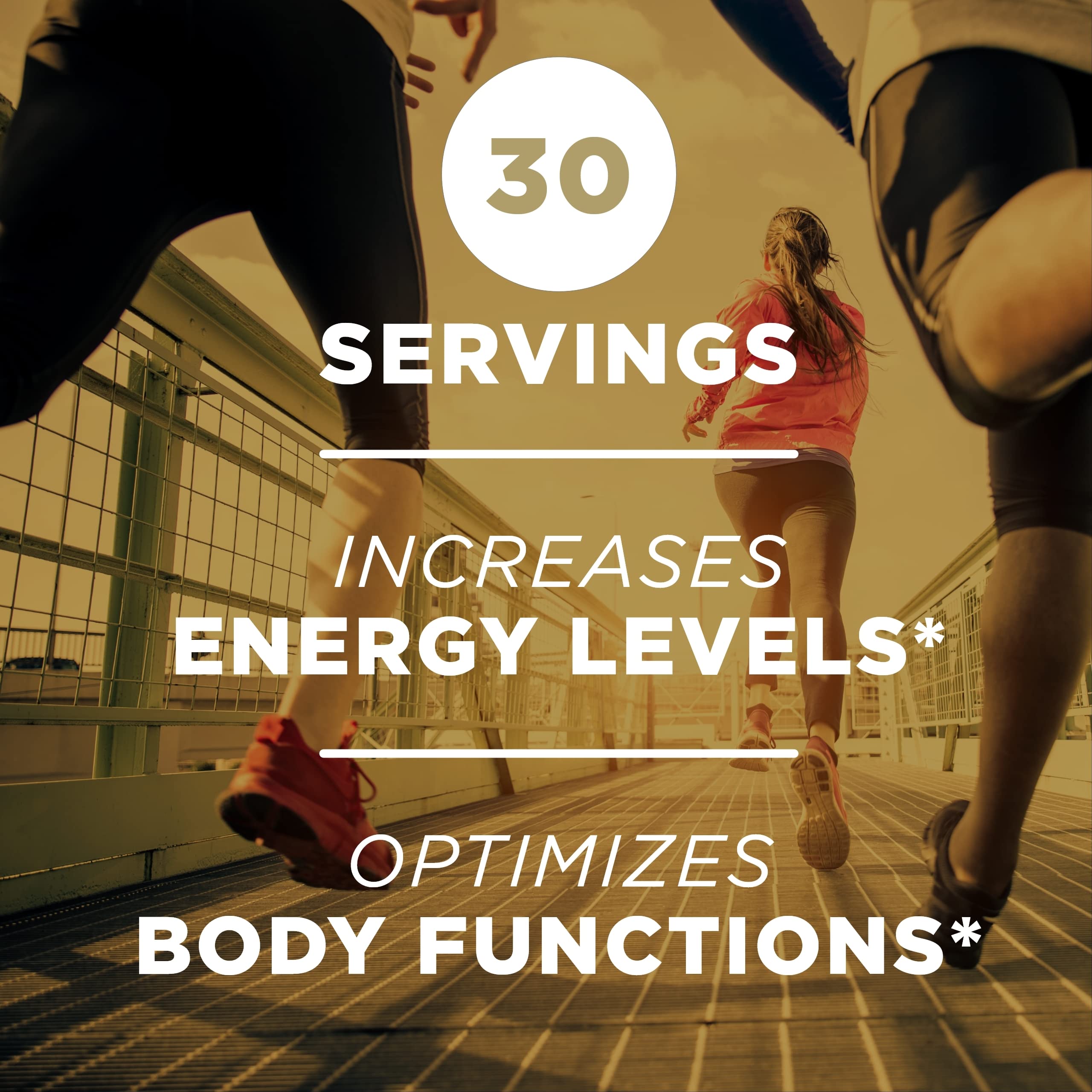 AdvoCare O2 Gold beet root extract image evokes endurance and circulatory nourishment.