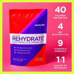 Amino acids and vitamin C in AdvoCare Rehydrate.